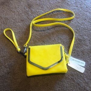 Yellow Charming Charlie Crossbody Purse